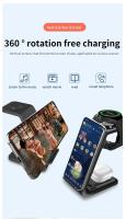 VIKEFON Estación De Carga Inalámbrica Rápida 30W Con Soporte Para iPhone 16-12 Samsung S20 S21 Apple Watch 8/7 Y Galaxy 6/5 - details 1