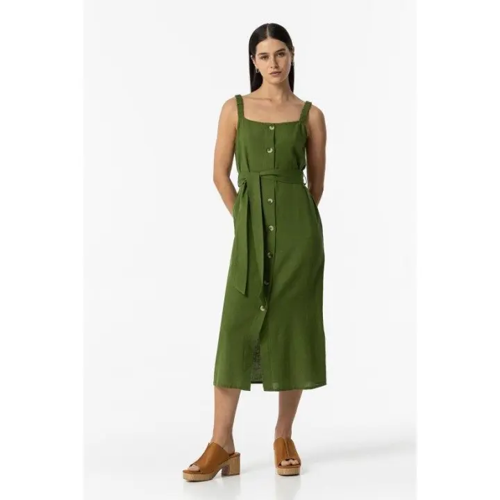 Vestido Tiffosi Crack_2 Khaki - Marca de Moda para Mujer - 1