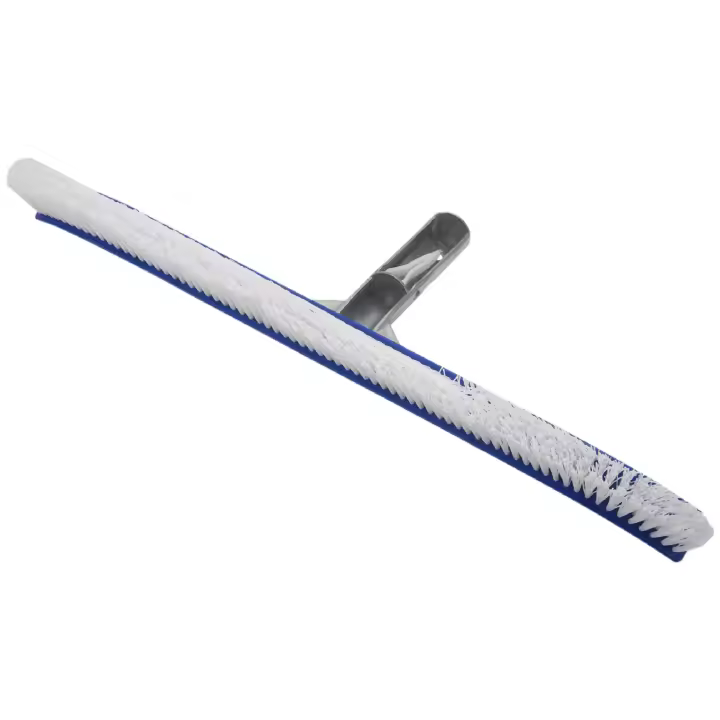Cepillo de pared y azulejo para piscina, poste de limpieza, cabezal de repuesto, azul, 18 pulgadas - 1
