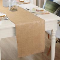 Corredor De Mesa Vintage De Lino Y Juta Natural 30cm X 1000cm Para Decoración De Boda Y Fiesta Rural En Casa Color Caqui - details 11