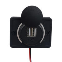 Enchufe Universal Para Coche 12-24V 3.1A Dual USB Cargador Accesorio De Salida De Energía Para Camper Caravana RV Autobús Barco - details 4