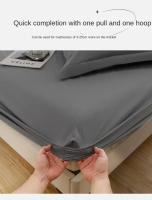 Sábana Protectora Impermeable Para Cama Doble 160x200 Anti-bacterias Anti-pulgas Lavable Tejida Con Técnica De Tat Forro Poliéster 300TC - details 8