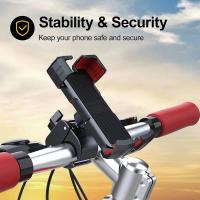 Soporte De Teléfono Para Bicicleta Y Motocicleta Compatible Con iPhone Samsung Y Todas Las Teléfonos Móviles Soporte De Manillar Para Navegación - details 8