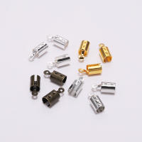 100pcs Tornillos De Cierre Para Cordones De Cuero 5*12mm Conector De Joyería Para DIY Pulseras Accesorios De Metal IRON - details 4