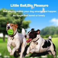 Juguete Interactivo Para Perros Pequeños Bola Elástica De Látex Para Masticar Y Limpiar Dientes Dispensador De Alimentos - details 0