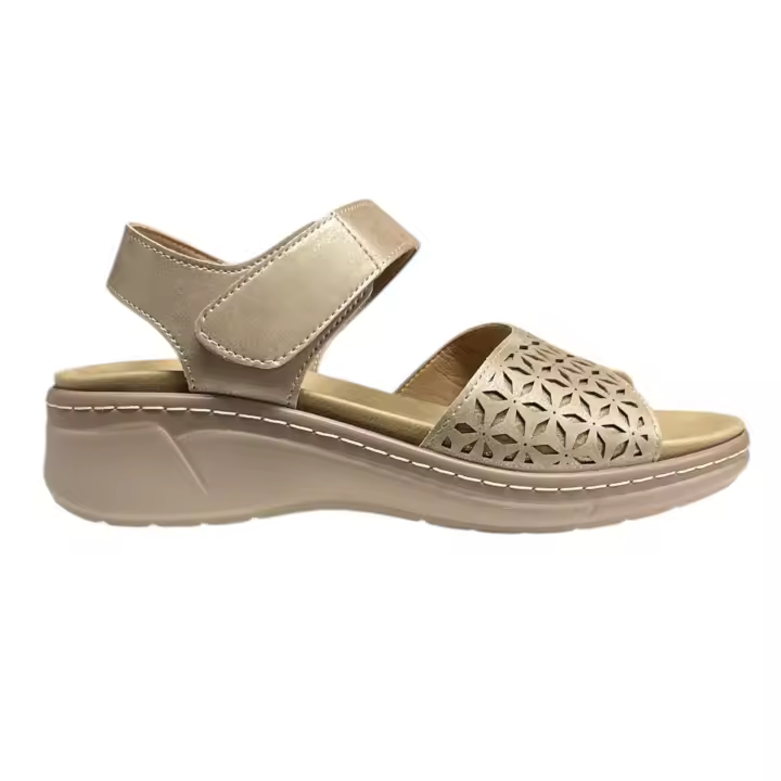 Sandalia Plantilla Extraible Taupe - 1
