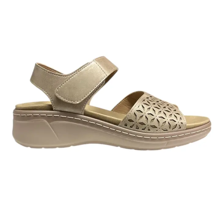 Sandalia Plantilla Extraible Taupe - 1