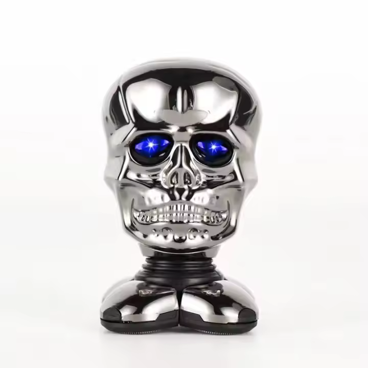 Kit De Aseo 4 En 1 Para Hombres Cepillo Eléctrico Para Cabeza Nariz Orejas Con 5 Cuchillas Rotativas Y Aparato De Afeitar Bart Skullshaver - 1