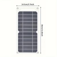 Panel Solar Portátil Sunpower 35W Con USB Cargador Estable Para Power Bank Teléfono Camping Al Aire Libre Hogar RV Regalo - details 7