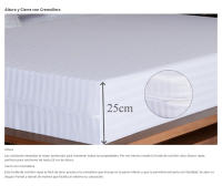 HOMESOL®  Funda de colchón para cama -Cutí - Con Cremallera en L - cama de 90-105-135-150 - details 0