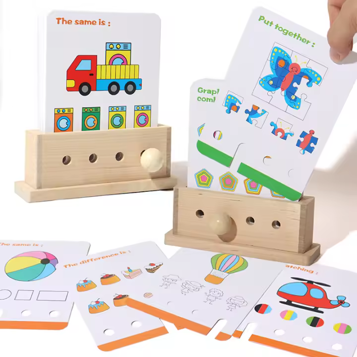 Juego Educativo De Puzzle Lógico Para Niños Set De Actividades De Aprendizaje Alfabeto Desbloqueo De Habilidades Prescolares Temas De Transporte Y Naturaleza - 1
