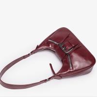 Bolso De Motociclista Vintage Para Mujer Primavera Verano Nueva Bandolera Con Hombro Solo Con Sensación De Sophisticación Material PU Cierre De Cremallera Estilo Punk - details 22