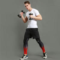 Pantalones De Compresión Para Hombre Quick Dry Fitness Entrenamiento Deportivo Tights De Correr Leggings De Gimnasio Pants De Jogging - details 6