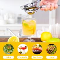 Exprimidor de Limon, exprimidor de Limon, exprimidor de citrics de alta resistencia, exprimidor de Lima de metal, exprimidor de mano solido, exprimidor de naranja duradero, exprimidor manual, Limón - details 1