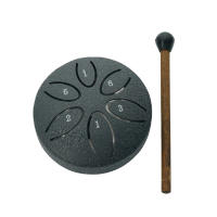 Steel Tongue Drum De 3 Pulgadas Con 6 Notas Instrumento De Percusión Balmy Drum Con Mallets Para Meditación Yoga Principiantes Profesionales Familia - details 9