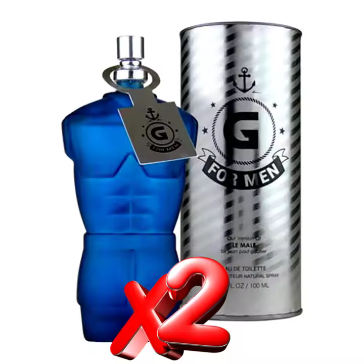 2 UNIDADES G For Men Eau de toilette pour homme 100ml Montage Brands Fragancia inspirada en otros perfumes Perfume Hombre - 1