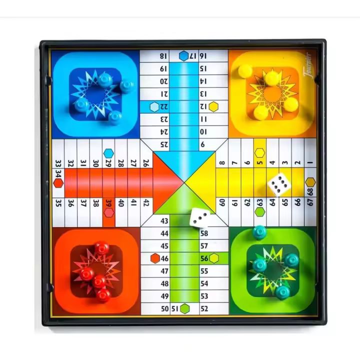 Juego Parchis magnetico, 16x16cm, perfecto para disfrutar de una partida clásica en cualquier lugar. - 1