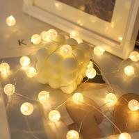 Guirnalda De Luces LED Para Navidad Y Año Nuevo Con Batería AG13 Decoración De Casa Guirnalda De Fairy Para Árbol De Navidad Luz Caliente Blanca - details 2