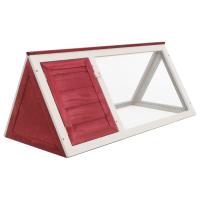 vidaXL Conejera de Madera de Abeto con Acabado en Pintura Jaula para Mascotas Color Gris,  Marrón,  Rojo y mas - details 3