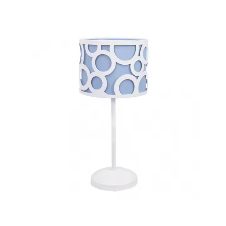 Fabrilamp - Sobremesa Orlando Azul/blanco 1xe14 42x18x18 Cm - 1