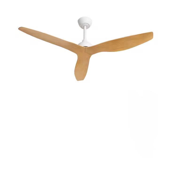 CREATE - Ventilador de techo 40W silencioso Ø132 cm, con o sin LUZ, Color motor Blanco, Material Aspas ABS - WIND BALANCE - 1