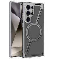 Funda De Cuero Electroplated Para Carga Inalámbrica Con Imán Para Samsung Galaxy S25 S24 S23 Ultra Protectora Y Antisuciedad - details 13