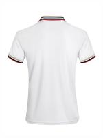 Camisa Polo De Algodón Transpirable Para Hombre Verano Estilo Casual Oficina Moda Marca Manga Corta Top Striped Calidad Superior - details 8