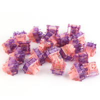 Juego De 35 Piezas De Interruptores EPOMAKER Flamingo Lineales Lubrificados En Fábrica Con Eje POM Y Doble Sprung Para Teclado Mecánico - details 1