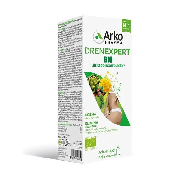 Arkofluido Drenexpert BIO 280ml destoxificante y drenante - 1