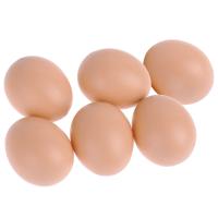 6pcs Huevos De Plástico Para Casa De Pollo Pequeños Accesorios Para Jaulas De Animales De Granja Suministros De Cerdos Y Peces - details 1