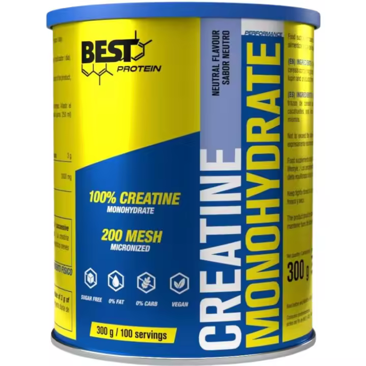Creatina Creatine Monohydrate Neutro 300gr Best Protein - 1