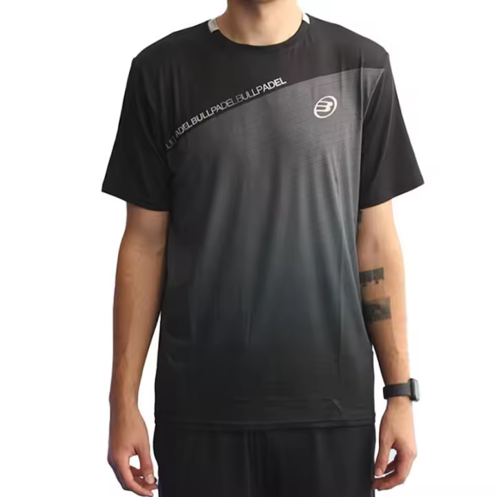 Camiseta Bullpadel Summit Negro - 1