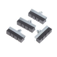 4Pcs Frenos De Goma Para Bicicleta Clásica Calipero V- Freno Pies De Freno Soporte Para Ciclismo Y Ciclismo - details 2