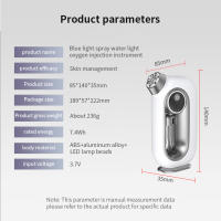 Spray De Hidratación Facial Mist Airbrush Profundo Limpiador Oxygenador Inyector Sin Cable Compresor De Pincel Multiusos Para Belleza - details 12