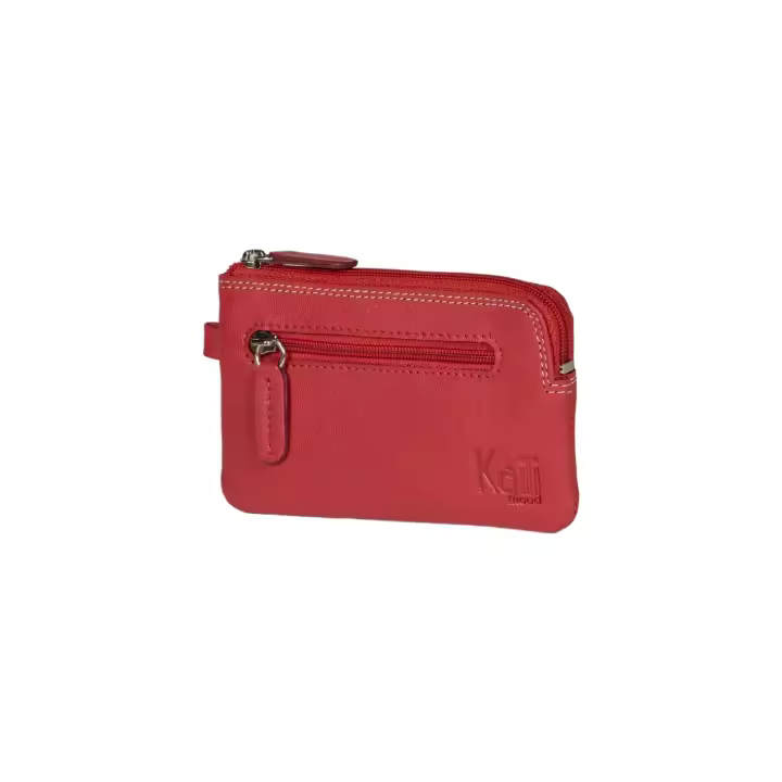 K10218VB | Cuchillo/cartera de cuero genuino. Accesorios Cremallera Níquel brillante. Dimensiones: 12x7x0,5 cm. Paquete: Caja de regalo Fondo duro/Tapa Kaili Mood - 1