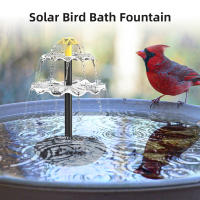 Bomba De Fuente Solar 2.5W Para Baño De Pájaros Con 9 Boquillas Bomba De Agua Solar Para Jardín Piscina Tanque De Peces Acuario - details 0