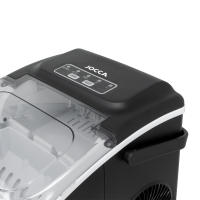 Máquina de hacer hielo Jocca con capacidad 1.3L, puede hacer hasta 12 Kg de hielo en 24 horas, consigues 9 cubitos de hielo en un ciclo de 6 a 12 minutos, pudiendo elegir entre dos tamaños de hielo y cuenta con sistema de auto limpieza - details 1