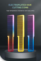 Cepillo De Peluquero Profesional Electroplatado 3 Colores Antiestático Herramienta De Estilizado Para Salon Accesorios De Corte De Pelo - details 0