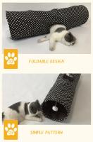 Túnel Para Gatos Juguete Colapsable De Juego Al Aire Libre Y Interior Para Perros Y Gatos Entrenamiento De Resolución De Problemas Y Escondite - details 6