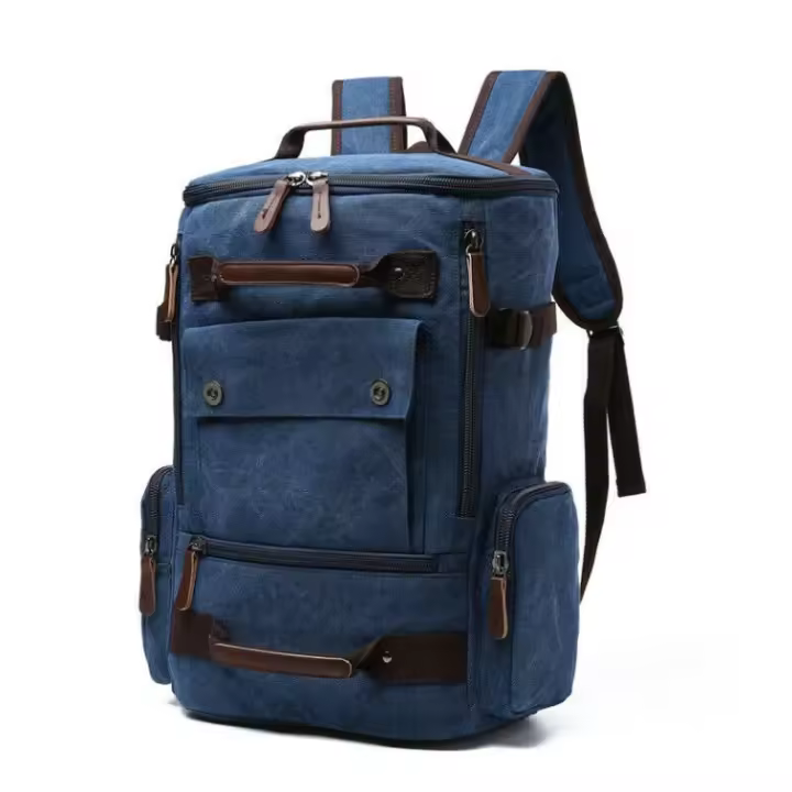 Prowalk Mochila Lona Kari 40L Unisex -Acampada y senderismo Resistente e Impermeable para Viajes, Trabajo y Aventura. Ideal para cualquier ocasión, universidad, rutas, caminatas, fines de semana. Apta para la cabina de avión. - 1