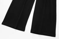 Conjunto De Traje Para Mujer TRAF Con Cuello Colgante Y Chaqueta De Botones Estilo Inglés Pantalones De Cintura Alta Casual - details 37