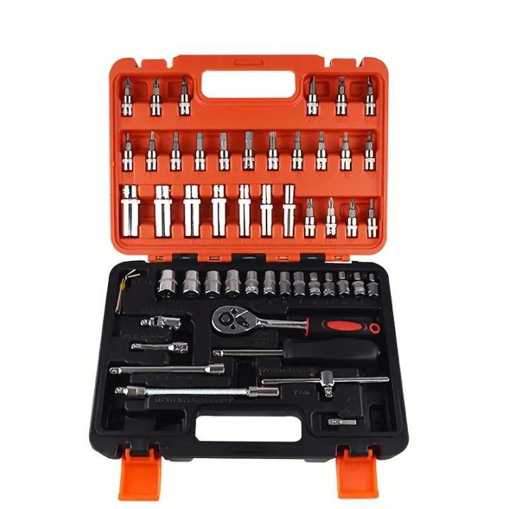 Kit De Herramientas De Reparación Para Coches Y Motocicletas Off-Road En Acero Inoxidable Accesorios Completos Para Mantenimiento Automotriz - 1