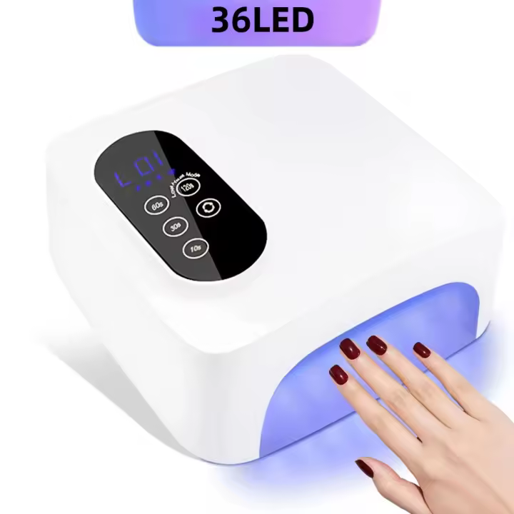 Secador De Uñas Sin Cable 72W 36LEDs UV LED Para Gel Polvos De Uñas Recargable Lámpara De Secado Rápido Herramientas De Manicura - 1