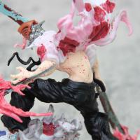 Modelo De Juguete De Colección Chain Saw Man 16cm Pequeño Perro Diablo Hunter Batalla Furiosa Con Martillo Monstruo Hombre Eléctrico - details 14