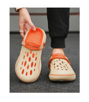 Sandalias De Coco Para Hombres Verano Zapatillas Deportivas Al Aire Libre Antideslizantes Con Agujero En La Plantilla Material EVA Tallas Reales Cierre De Correa - details 9