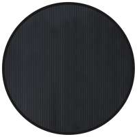 vidaXL Alfombra redonda bambú 100 cm Color Negro,  Natural,  Marrón y mas Alfombras de área  Alfombra de Piso para Sala de Estar Dormitorio Habitación Salón - details 3