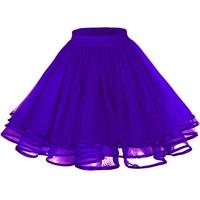Falda Tutú Para Mujer De 50 Cm Cintura Elástica Versátil Mini Falda Flareada Casual Para Ballet Y Performance Material De Poliéster - details 8