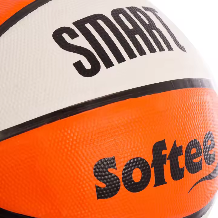 balón baloncesto microcelular softee smart color naranja/blanco tamaño 6 - 1