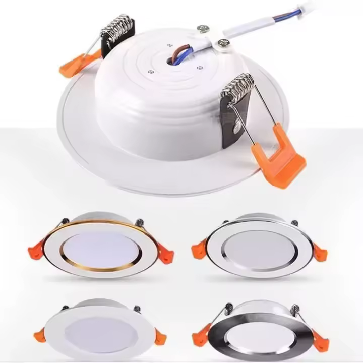 Lámpara LED Recubierta De Tres Tonos Dimmable 5W 7W 9W 12W 15W 110/220V Luz De Bajo Techo Para Foyer Material De Aluminio - 1