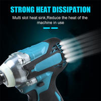 Destornillador Eléctrico Inalámbrico 18V Con Luz LED Y Destornillador De Impacto Brushless Para Batería Makita Máxima Torque 380NM - details 5